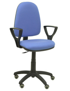 SILLA OPERATIVA AYNA BALI CON BRAZOS FIJOS Y RUEDAS DE PARQUE