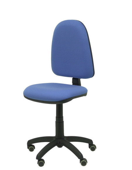 SILLA PIQUERAS Y CRESPO AYNA MECANISMO CONTACTO PERMANENTE RUEDAS de PARQUET ASIENTO Y RESPALDO TAPIZADO BALI AZUL CLARO