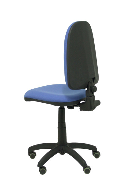 SILLA PIQUERAS Y CRESPO AYNA MECANISMO CONTACTO PERMANENTE RUEDAS de PARQUET ASIENTO Y RESPALDO TAPIZADO BALI AZUL CLARO