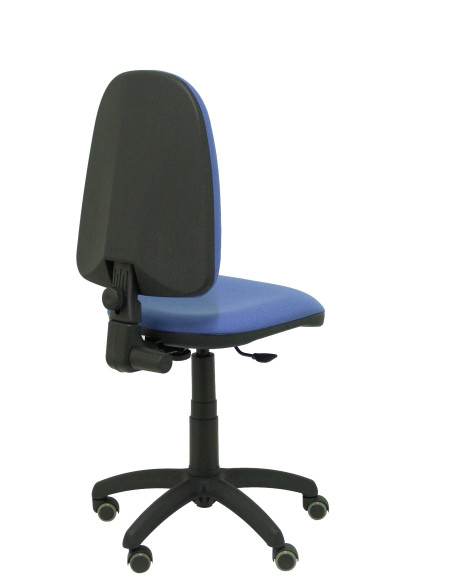 SILLA PIQUERAS Y CRESPO AYNA MECANISMO CONTACTO PERMANENTE RUEDAS de PARQUET ASIENTO Y RESPALDO TAPIZADO BALI AZUL CLARO