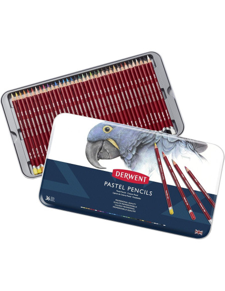 CAJA DE METAL 36 LÁPICES DERWENT PASTEL