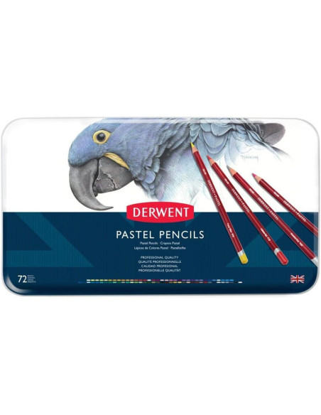 CAJA DE METAL 72 LÁPICES DERWENT PASTEL