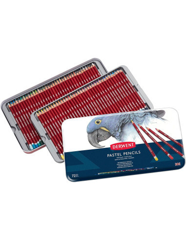 CAJA DE METAL 72 LÁPICES DERWENT PASTEL