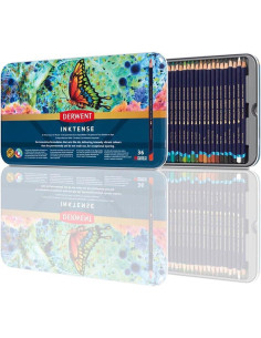CAJA DE METAL 36 LÁPICES DERWENT INKTENSE