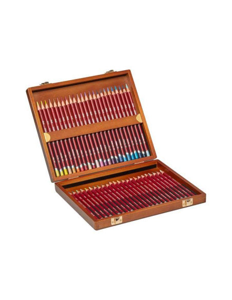 CAJA DE MADERA 48 LÁPICES DERWENT PASTEL