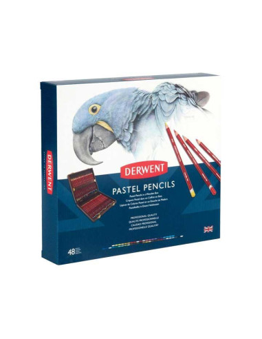 CAJA DE MADERA 48 LÁPICES DERWENT PASTEL