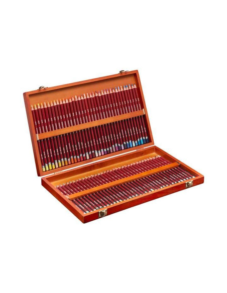 CAJA DE MADERA 72 LÁPICES DERWENT PASTEL