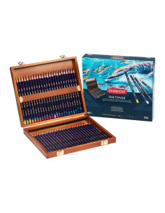 CAJA DE MADERA 48 LÁPICES DERWENT INKTENSE