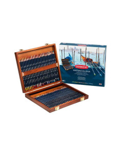 CAJA DE MADERA 48 LÁPICES DERWENT WATERCOLOUR
