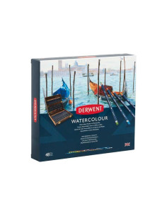 CAJA DE MADERA 48 LÁPICES DERWENT WATERCOLOUR 2