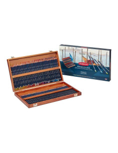 CAJA DE MADERA 72 LÁPICES DERWENT WATERCOLOUR