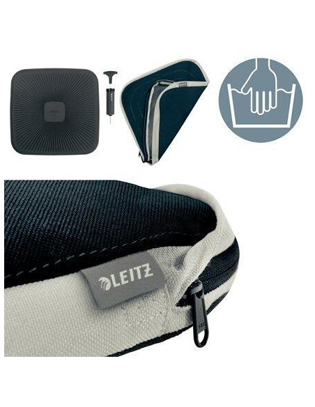 COJIN ERGONOMICO LEITZ ACTIVE WOBBLE CON FUNDA GRIS OSCURO