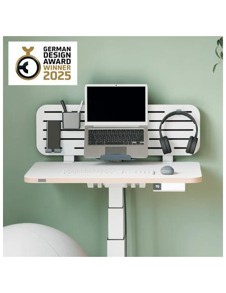 ORGANIZADOR SOBREMESA LEITZ PANEL DE ANCLAJE 80x25cm CON SOPORTE PARA PORTATIL