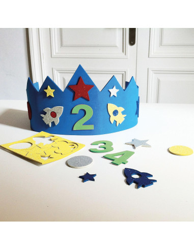 BLISTER CORONA CUMPLEAÑOS APLI KIDS