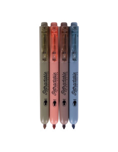 PACK 4 MARCADORES FLUORESTENTES APLI VINTAGE