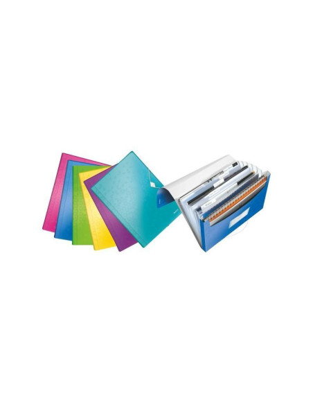 CARPETA ACORDEÓN LEITZ WOW A4 SURTIDO