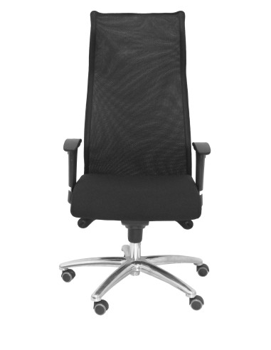 PIQUERAS Y CRESPO SILLÓN DE DIRECCIÓN ERGONÓMICO MOD SAHUCO CON MECANISMO SINCRO REGULABLE RESPALDO DE MALLA BRAZOS REGULABLE