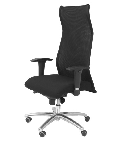 PIQUERAS Y CRESPO SILLÓN DE DIRECCIÓN ERGONÓMICO MOD SAHUCO CON MECANISMO SINCRO REGULABLE RESPALDO DE MALLA BRAZOS REGULABLE