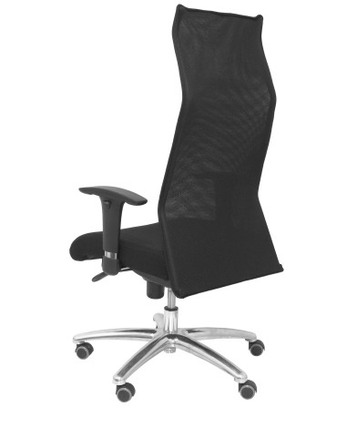 PIQUERAS Y CRESPO SILLÓN DE DIRECCIÓN ERGONÓMICO MOD SAHUCO CON MECANISMO SINCRO REGULABLE RESPALDO DE MALLA BRAZOS REGULABLE