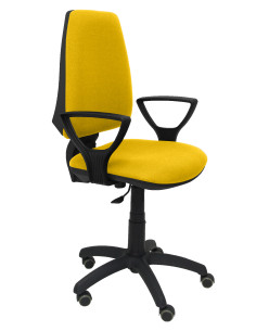 SILLA OPERATIVA ELCHE CP BALI CON BRAZOS FIJOS Y RUEDAS PARQUE