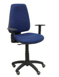 SILLA OPERATIVA ELCHE CP BALI CON BRAZOS REGULABLES Y RUEDAS PARQUE