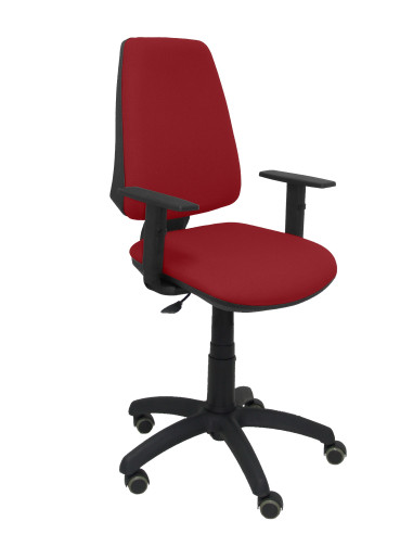 SILLA OPERATIVA ELCHE CP BALI CON BRAZOS REGULABLES Y RUEDAS PARQUE