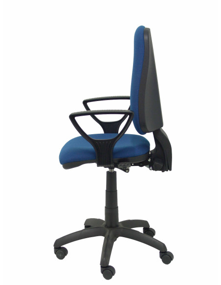 SILLA PIQUERAS Y CRESPO TARACON BRAZOS FIJOS MECANISMO SINCRO REGULABLE EN ALTURA ASIENTO Y RESPALDO TAPIZADO BALI AZUL MARINO