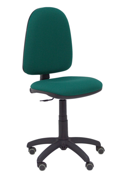 SILLA PIQUERAS Y CRESPO AYNA MECANISMO CONTACTO PERMANENTE RUEDAS de PARQUET ASIENTO Y RESPALDO TAPIZADO BALI VERDE BOTELLA