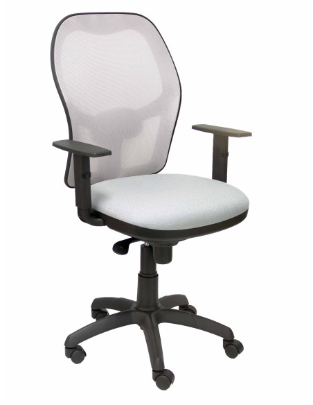 SILLA JORQUERA BALI CON BRAZOS MALLA GRIS