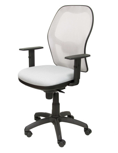 SILLA JORQUERA BALI CON BRAZOS MALLA GRIS