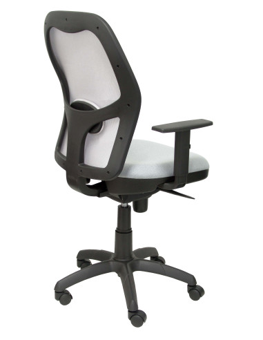 SILLA JORQUERA BALI CON BRAZOS MALLA GRIS