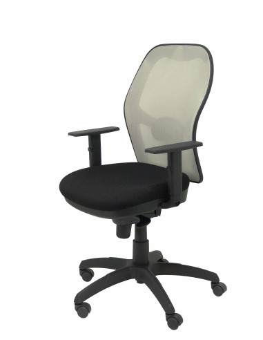 SILLA JORQUERA BALI CON BRAZOS MALLA GRIS