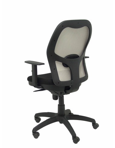 SILLA JORQUERA BALI CON BRAZOS MALLA GRIS