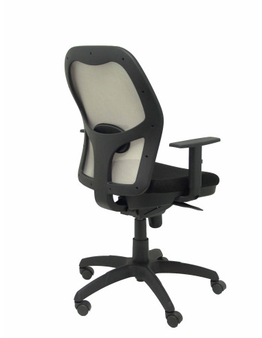 SILLA JORQUERA BALI CON BRAZOS MALLA GRIS