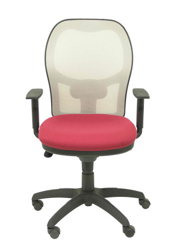 SILLA JORQUERA BALI CON BRAZOS MALLA GRIS