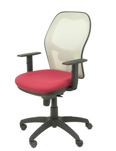 SILLA JORQUERA BALI CON BRAZOS MALLA GRIS