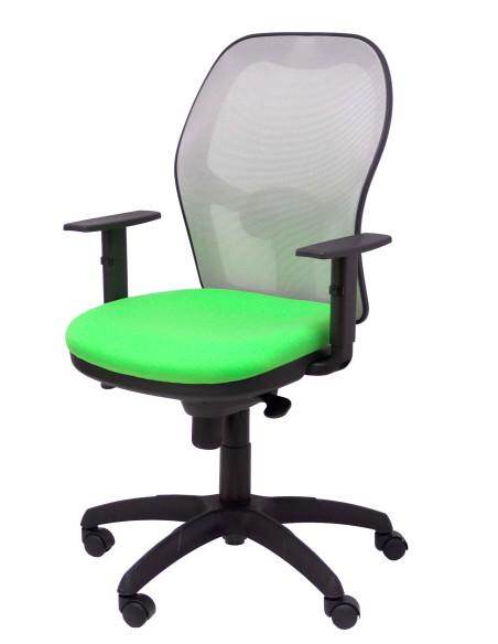 SILLA JORQUERA BALI CON BRAZOS MALLA GRIS