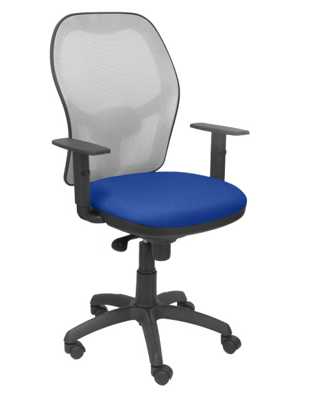 SILLA JORQUERA BALI CON BRAZOS MALLA GRIS