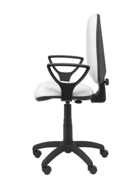 SILLA PIQUERAS Y CRESPO AYNA BRAZOS FIJOS MECANISMO CONTACTO PERMANENTE CON REGULACION DE PROFUNDIDAD ASIENTO Y RESPALDO TAPIZAD