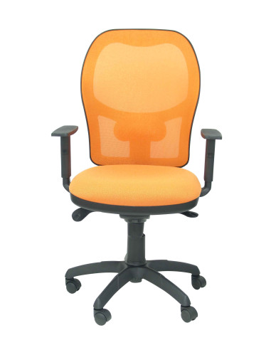 SILLA JORQUERA BALI CON BRAZOS MALLA NARANJA