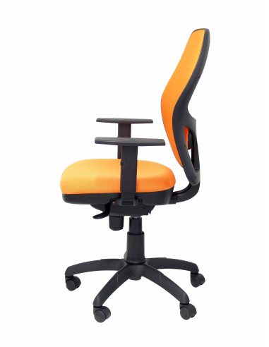 SILLA JORQUERA BALI CON BRAZOS MALLA NARANJA