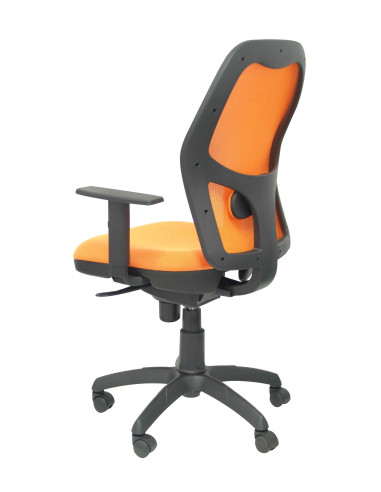 SILLA JORQUERA BALI CON BRAZOS MALLA NARANJA