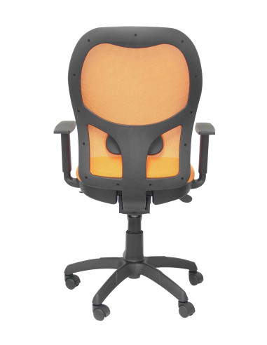SILLA JORQUERA BALI CON BRAZOS MALLA NARANJA