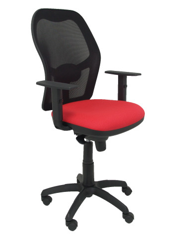 SILLA JORQUERA BALI CON BRAZOS MALLA NEGRA