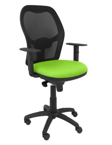 SILLA JORQUERA BALI CON BRAZOS MALLA NEGRA