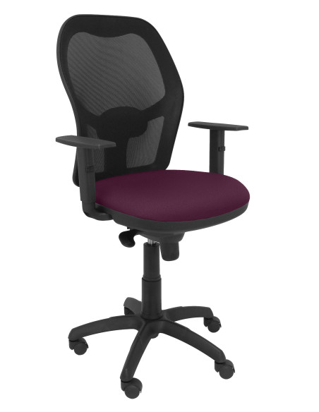 SILLA JORQUERA BALI CON BRAZOS MALLA NEGRA
