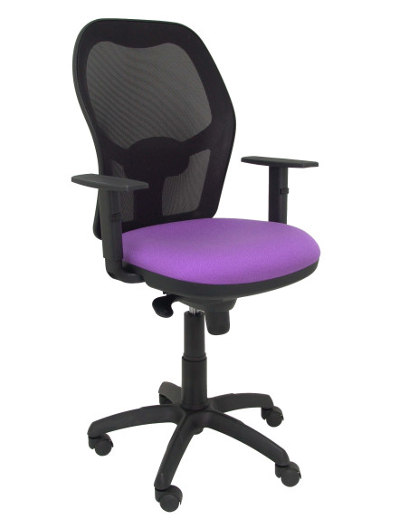 SILLA JORQUERA BALI CON BRAZOS MALLA NEGRA