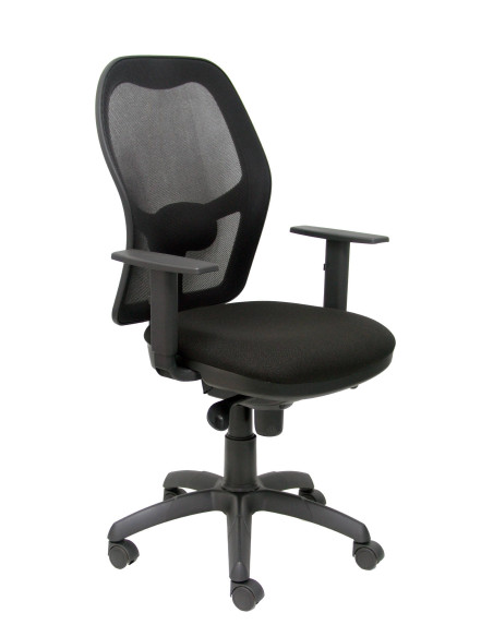 SILLA JORQUERA BALI CON BRAZOS MALLA NEGRA