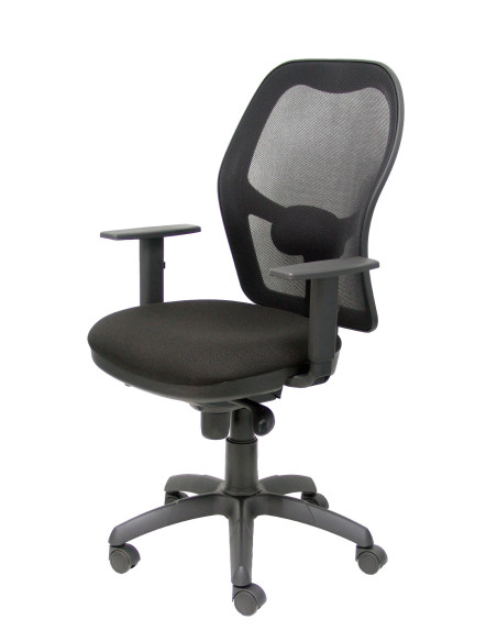 SILLA JORQUERA BALI CON BRAZOS MALLA NEGRA
