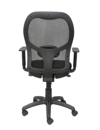 SILLA JORQUERA BALI CON BRAZOS MALLA NEGRA